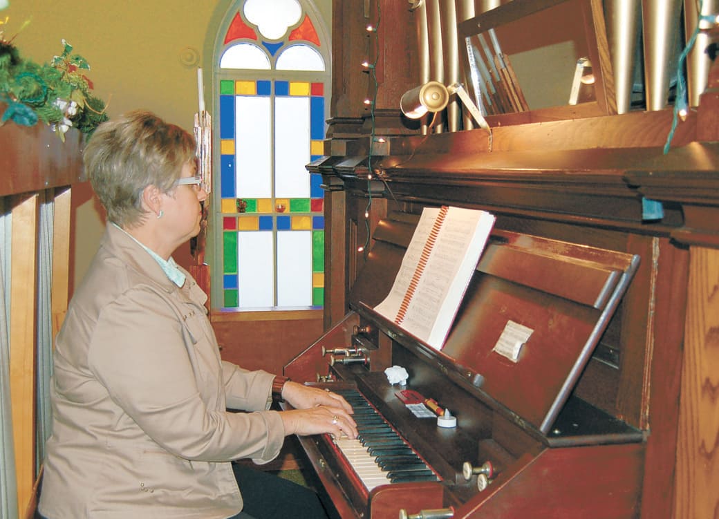 Jane Boyd has been the organist at her church since 1986